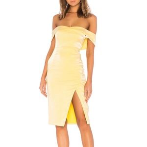 Aster Dress in Yellow NBD M